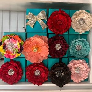 Tieks boxes and flowers, including several limited editions